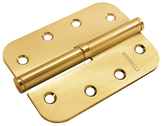 Петля карточная разъемная MSND-C 100X70X2.5 SG R с подшипником стальная левая, врезная, цвет матовое золото фото купить Казань