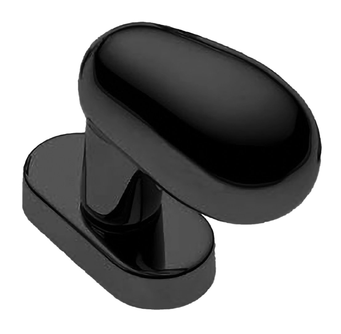 Ручка оконная UOVO W1 NERO, цвет - черный фото купить Казань