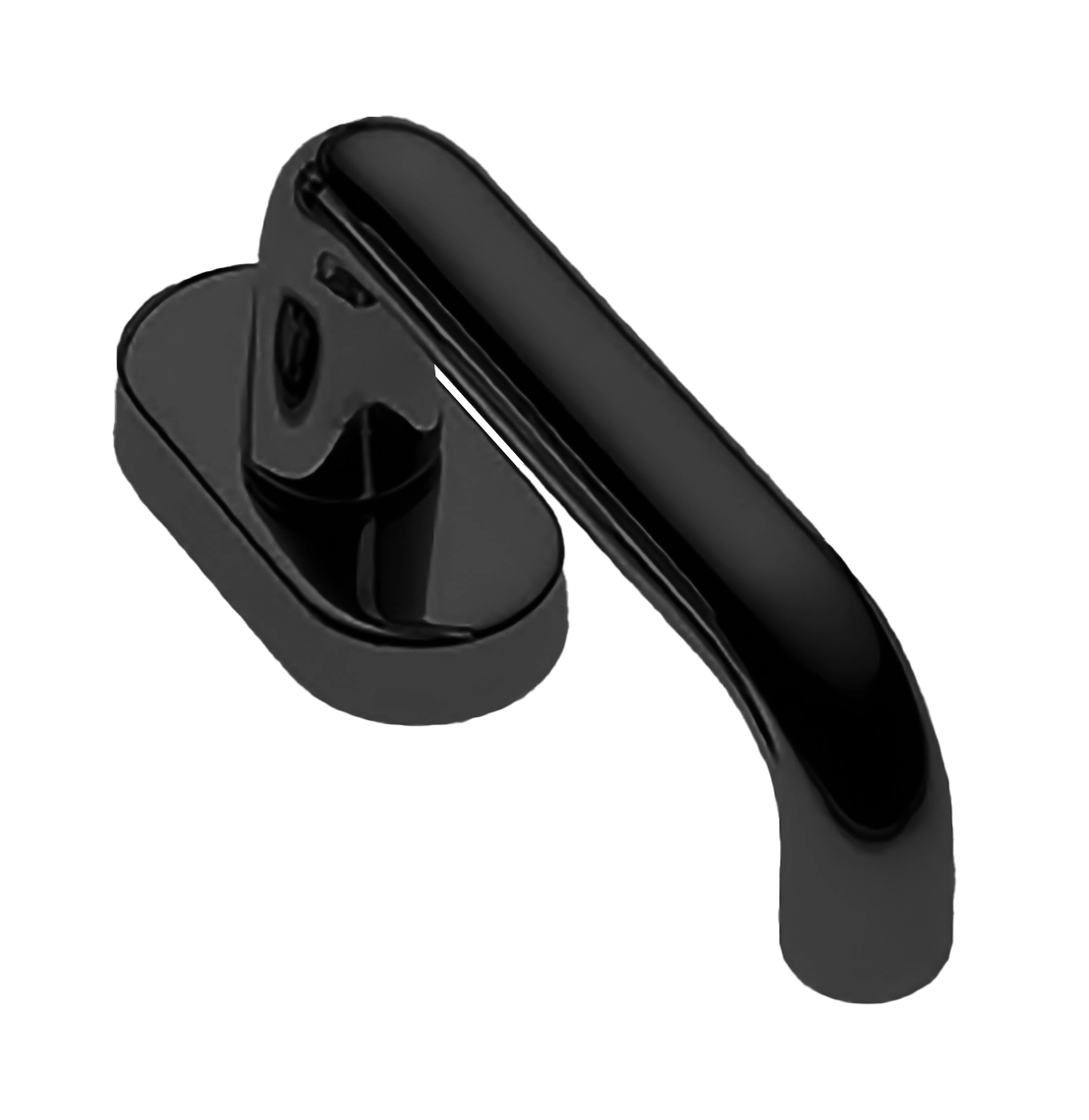 Ручка оконная IRIS W1 NERO, цвет - черный фото купить Казань