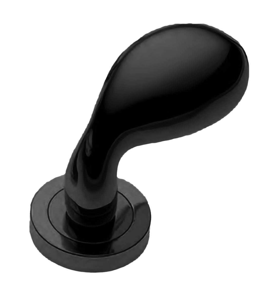 Ручка дверная AIR-2 R2 NERO раздельная на круглой розетке, цвет - черный фото 1 Ручка дверная AIR-2 R2 NERO раздельная на круглой розетке, цвет - черный фото купить Казань