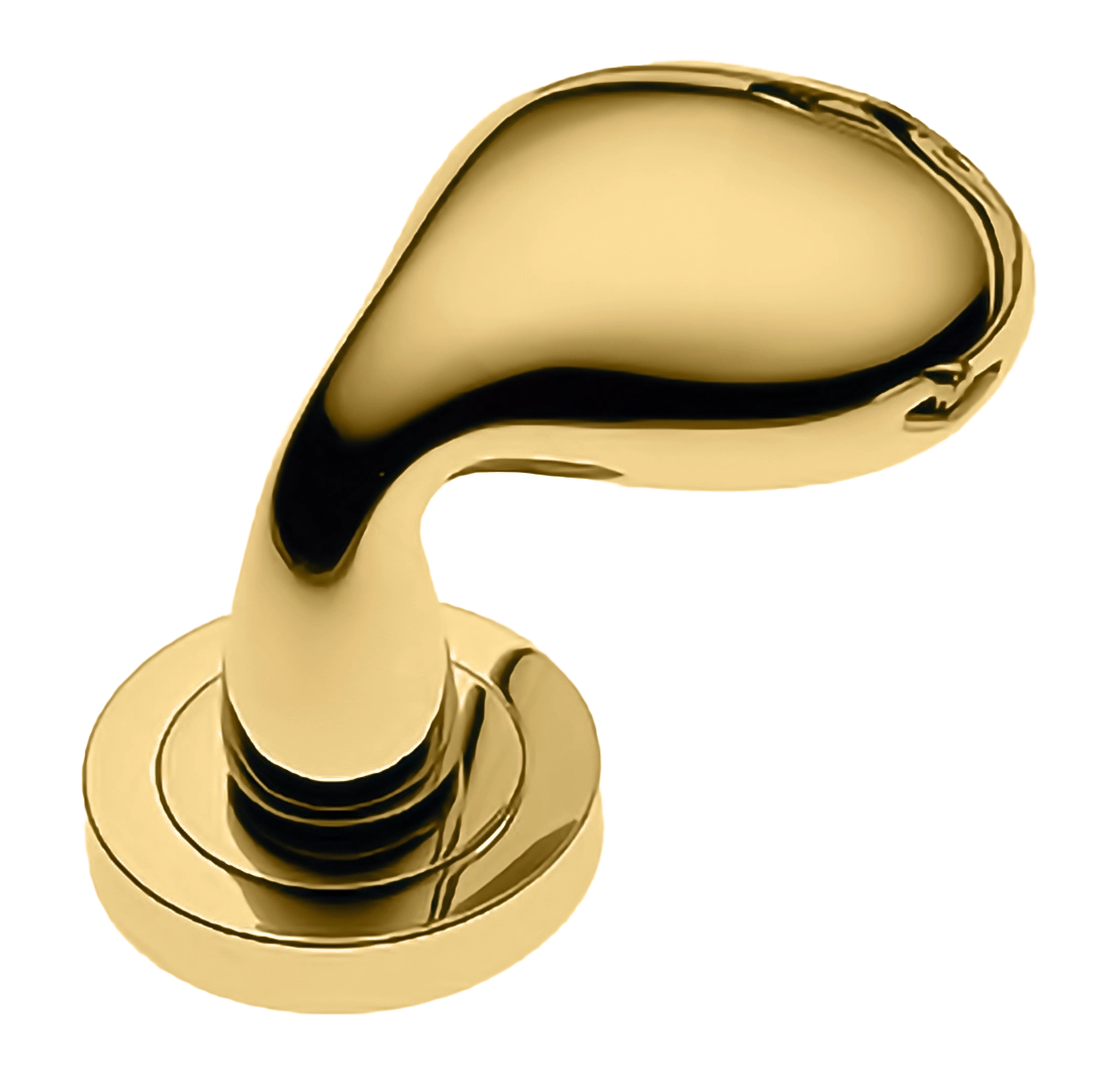 Ручка дверная SIENA-2 R2 OTL раздельная на круглой розетке, цвет - золото фото 1 Ручка дверная SIENA-2 R2 OTL раздельная на круглой розетке, цвет - золото фото купить Казань