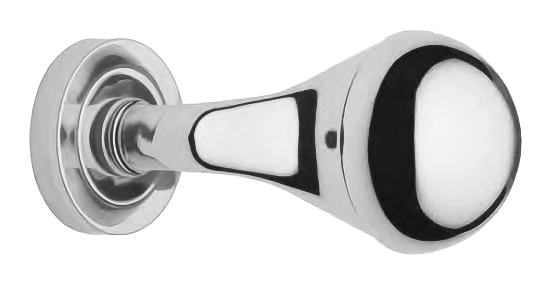 Поворотный кноб ART.402 CRO на круглой розетке с накладкой, цвет - хром фото купить Казань