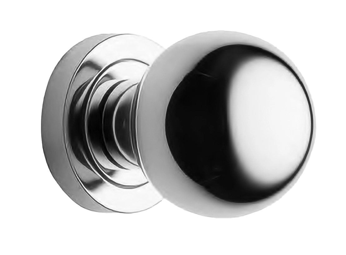 Поворотный кноб ART.430 CRO на круглой розетке с накладкой, цвет - хром фото купить Казань