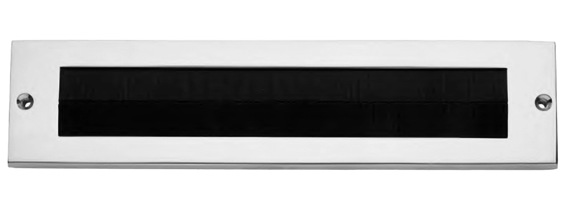 Накладка для почтового ящика ART.916 CRO прямоугольная с профилем, цвет - хром фото купить Казань