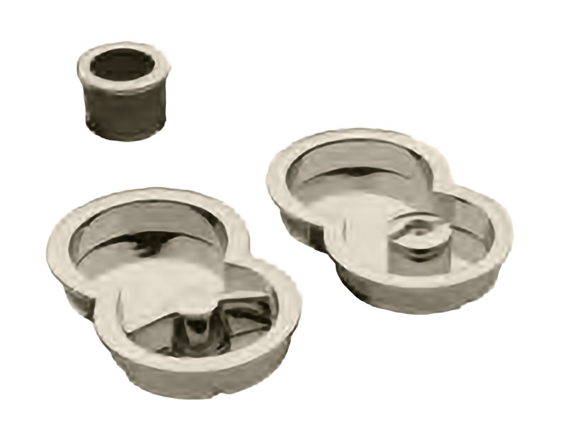 Комплект ручек INFINITY ART.85/A NIS с заверткой для раздвижной двери с торцевой ручкой, цвет - матовый никель фото купить Казань
