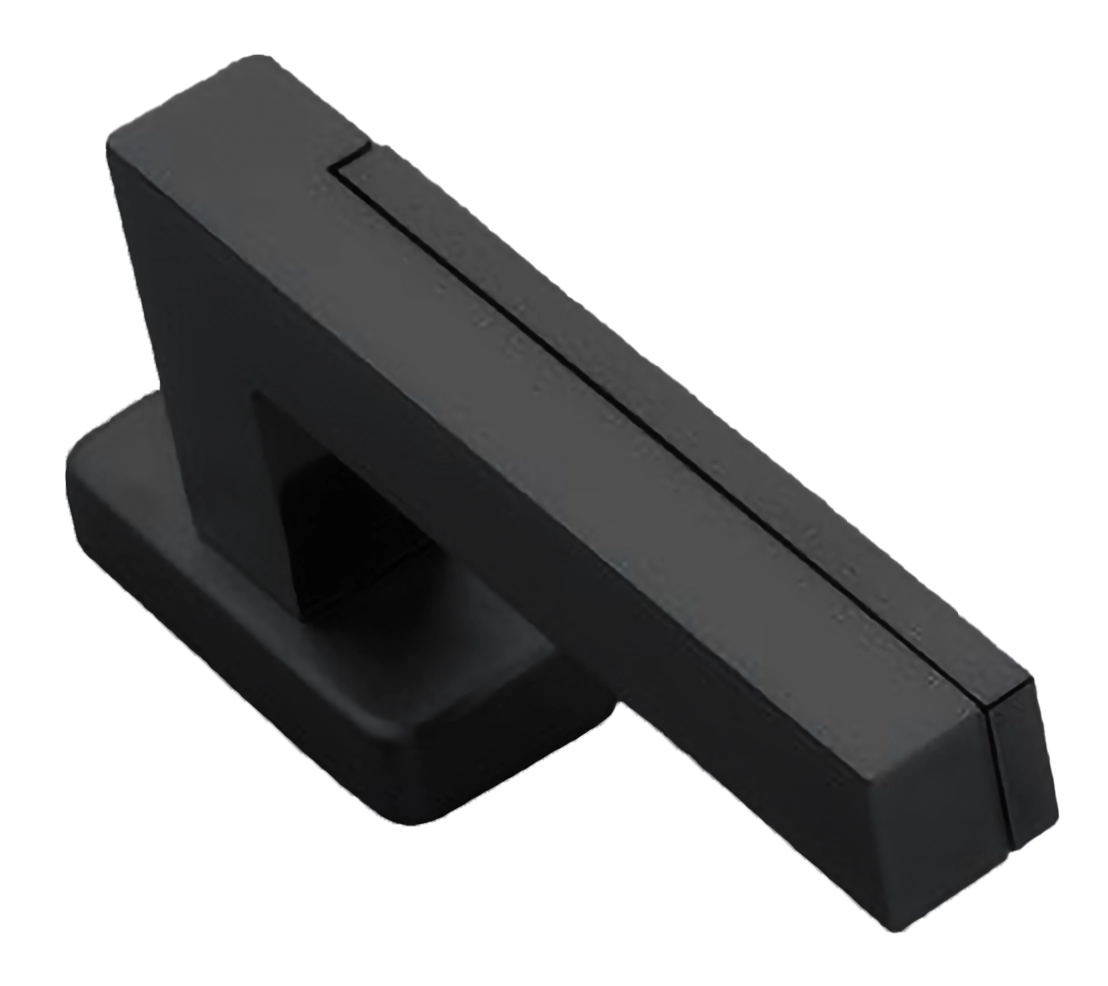 Ручка оконная ISLAND W1 NERO на прямоугольной розетке, цвет черный, латунь фото купить в Казани