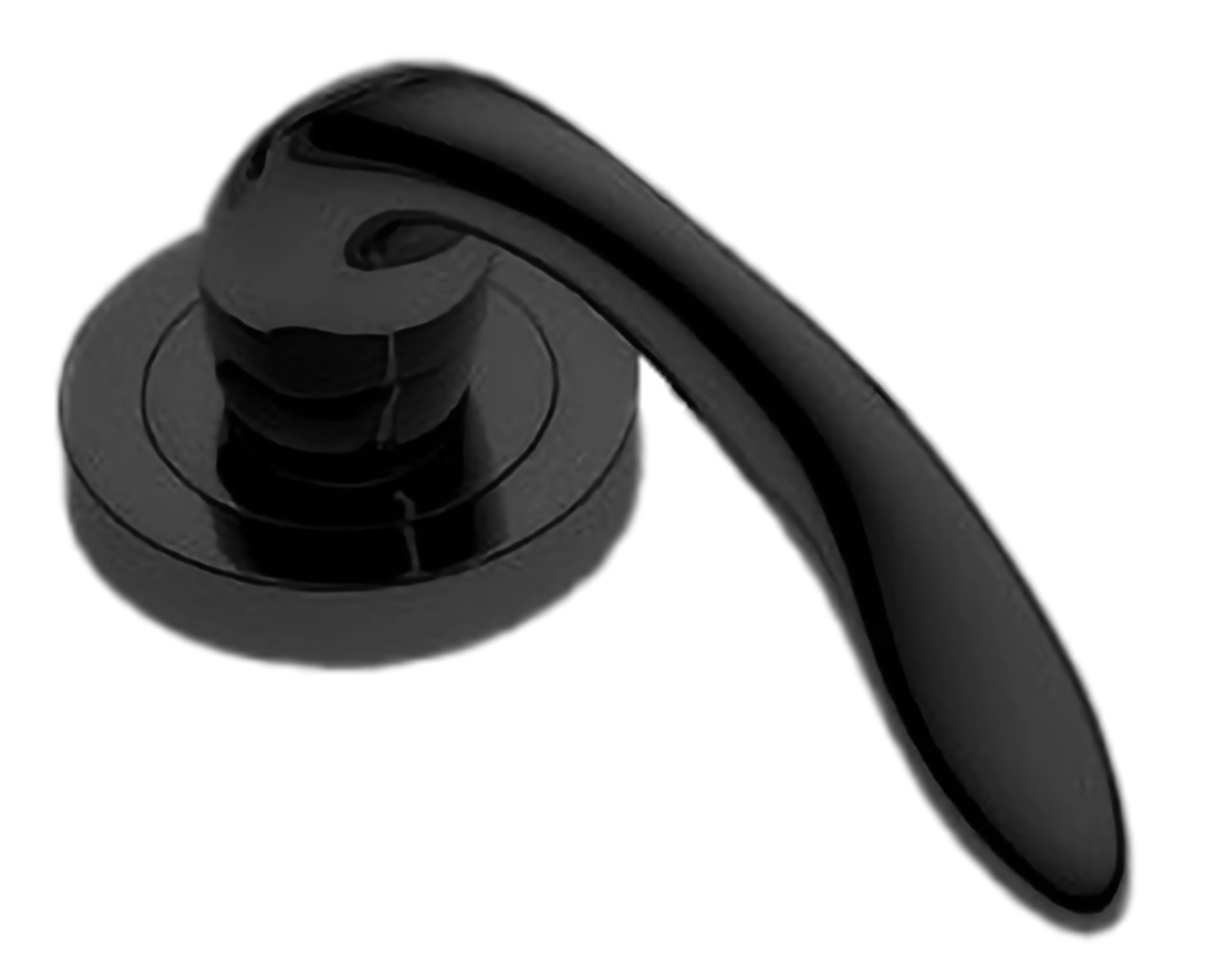 Ручка оконная LEON W1 NERO, цвет - черный фото купить в Казани