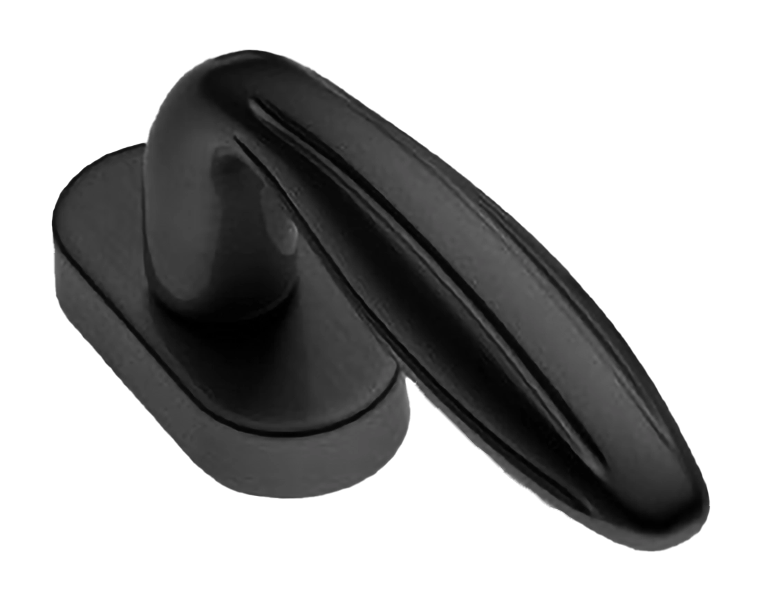 Ручка оконная BUD W1 NERO, цвет - черный фото купить в Казани