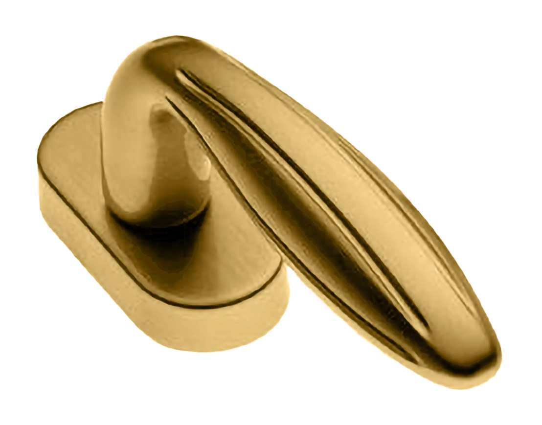 Ручка оконная BUD W1 OSA, цвет - матовое золото фото купить в Казани