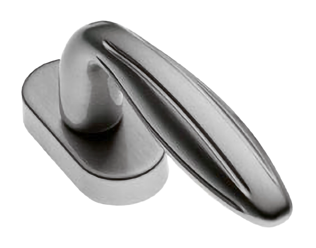 Ручка оконная BUD W1 CSA, цвет - матовый хром фото купить в Казани