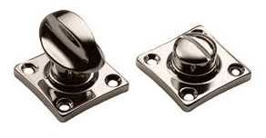 LUX-WC-RIVA NIK, завертка сантехническая на квадратной розетке для ручки RIVA, цвет - никель фото купить в Казани