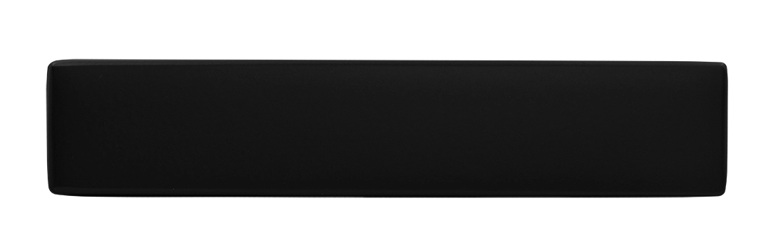 Ручка дверная SHUTTLE NERO-ST цвет черный soft-touch, ЦАМ фото купить в Казани