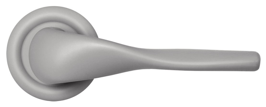 Ручка дверная LVB R7 SMI на круглой розетке, цвет Весенняя дымка/Spring Mist фото купить в Казани