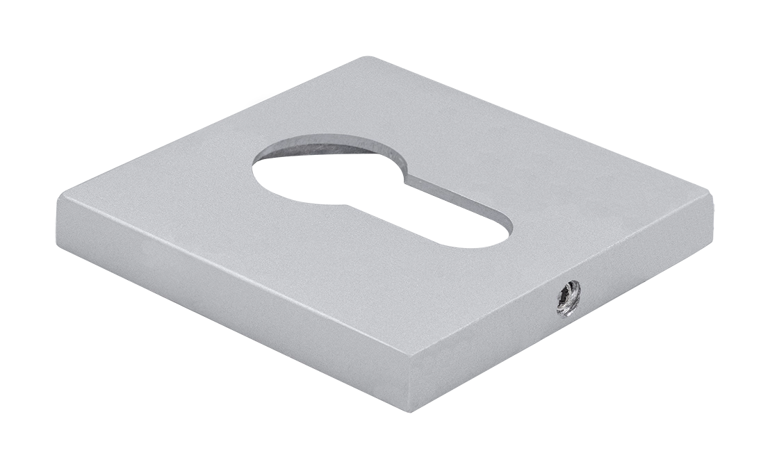 Накладка на замок MH-KH-S6 ASC под евроцилиндр, цвет анодированный матовый хром фото купить Казань