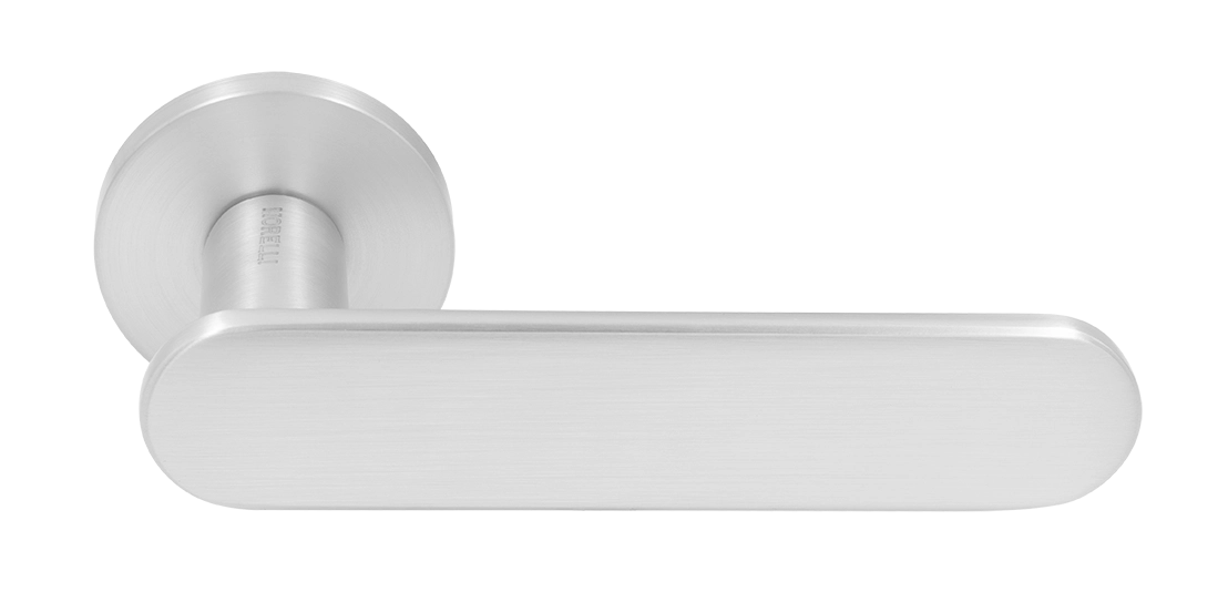 Ручка дверная MH-65-R6 SEMPIONE SC на круглой розетке, цвет матовый хром фото купить Казань