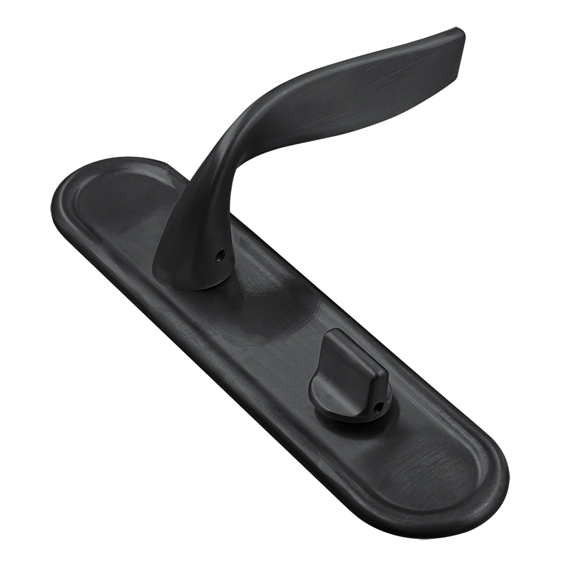 Ручка дверная SKYSCRAPER PLR WC SST на планке под сантехническую завертку, цвет Летняя гроза/Summer Storm фото купить Казань