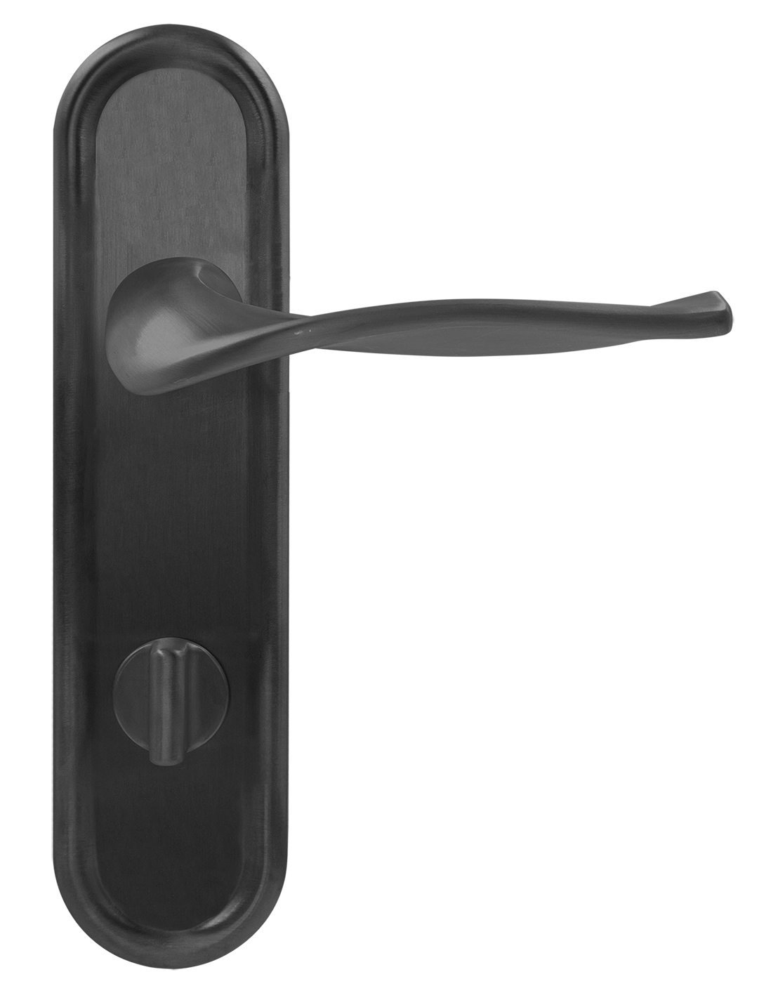 Ручка дверная SKYSCRAPER PLR WC SST на планке под сантехническую завертку, цвет Летняя гроза/Summer Storm фото купить в Казани