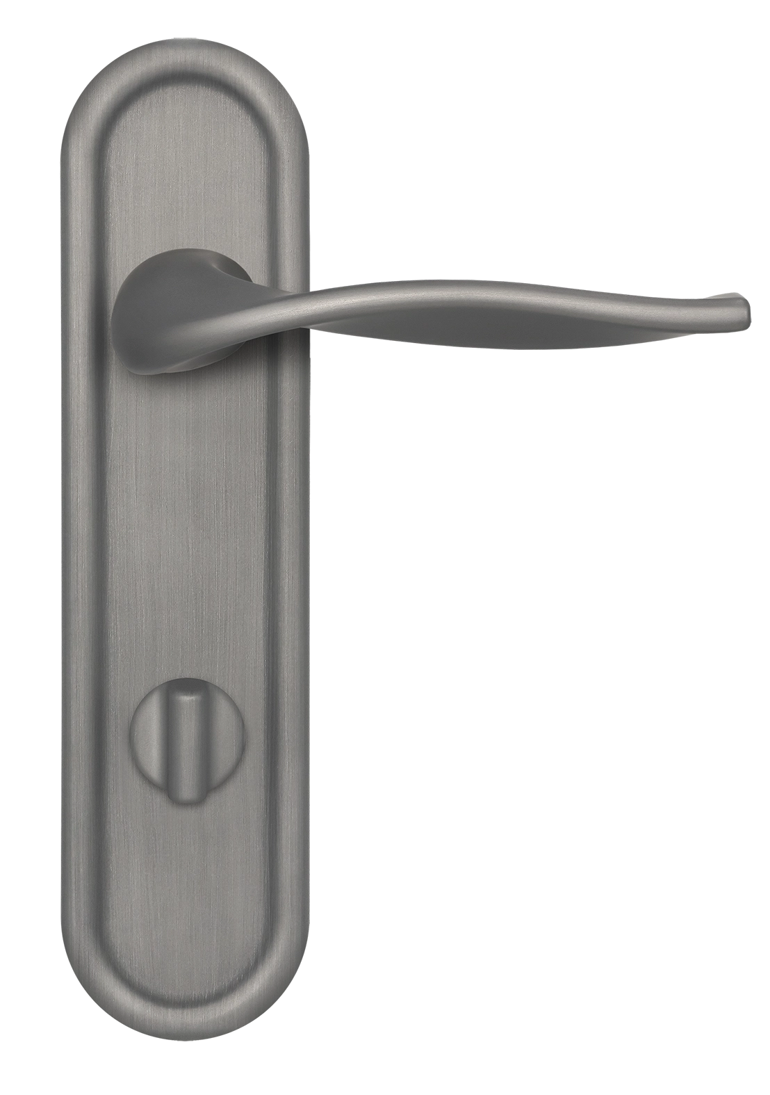 Ручка дверная SKYSCRAPER PLR WC WF на планке под сантехническую завертку, цвет Зимняя стужа/Winter Frost фото купить в Казани