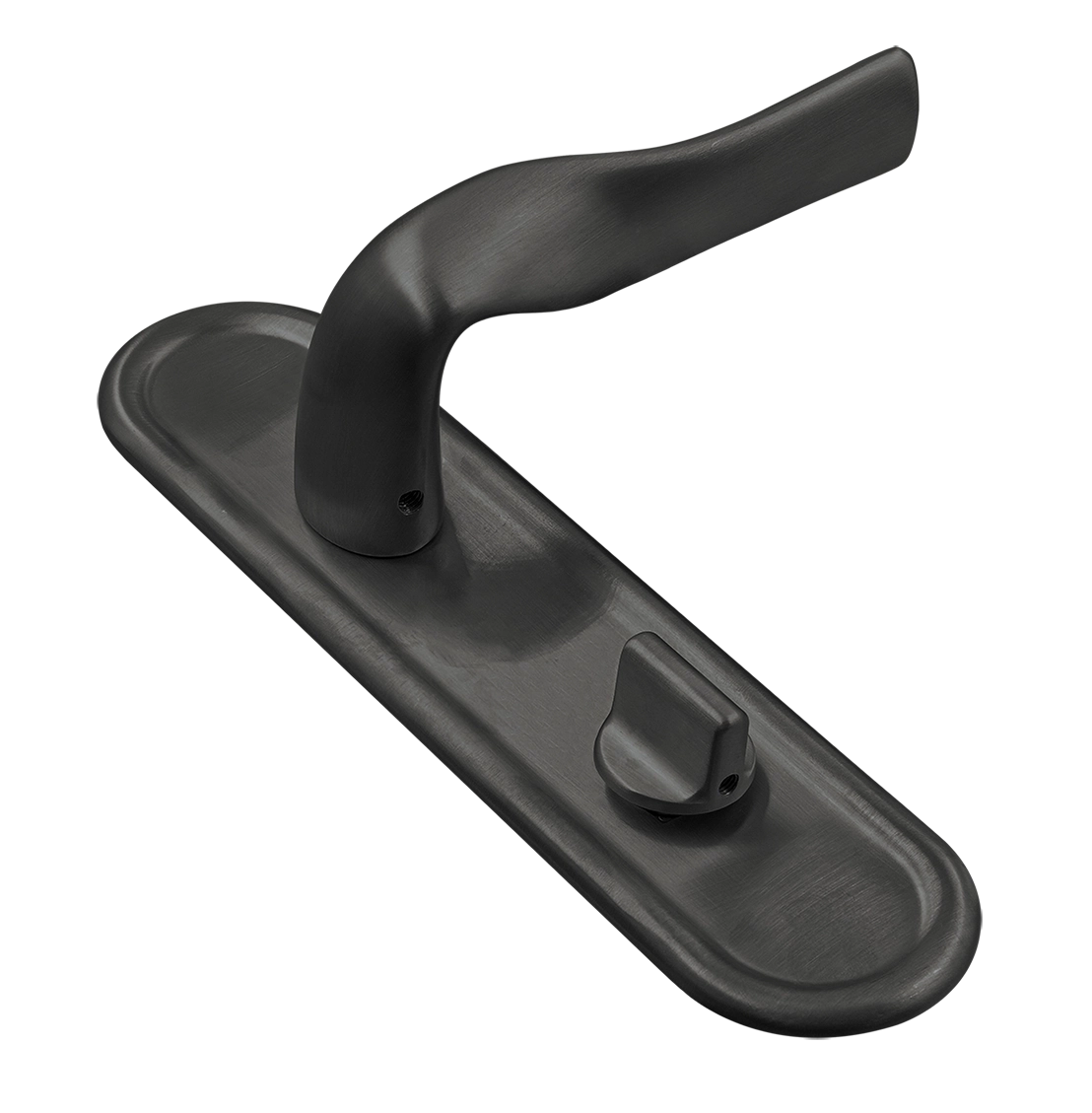 Ручка дверная LVB PLR WC SST на планке под сантехническую завертку, цвет Летняя гроза/Summer Storm фото купить Казань