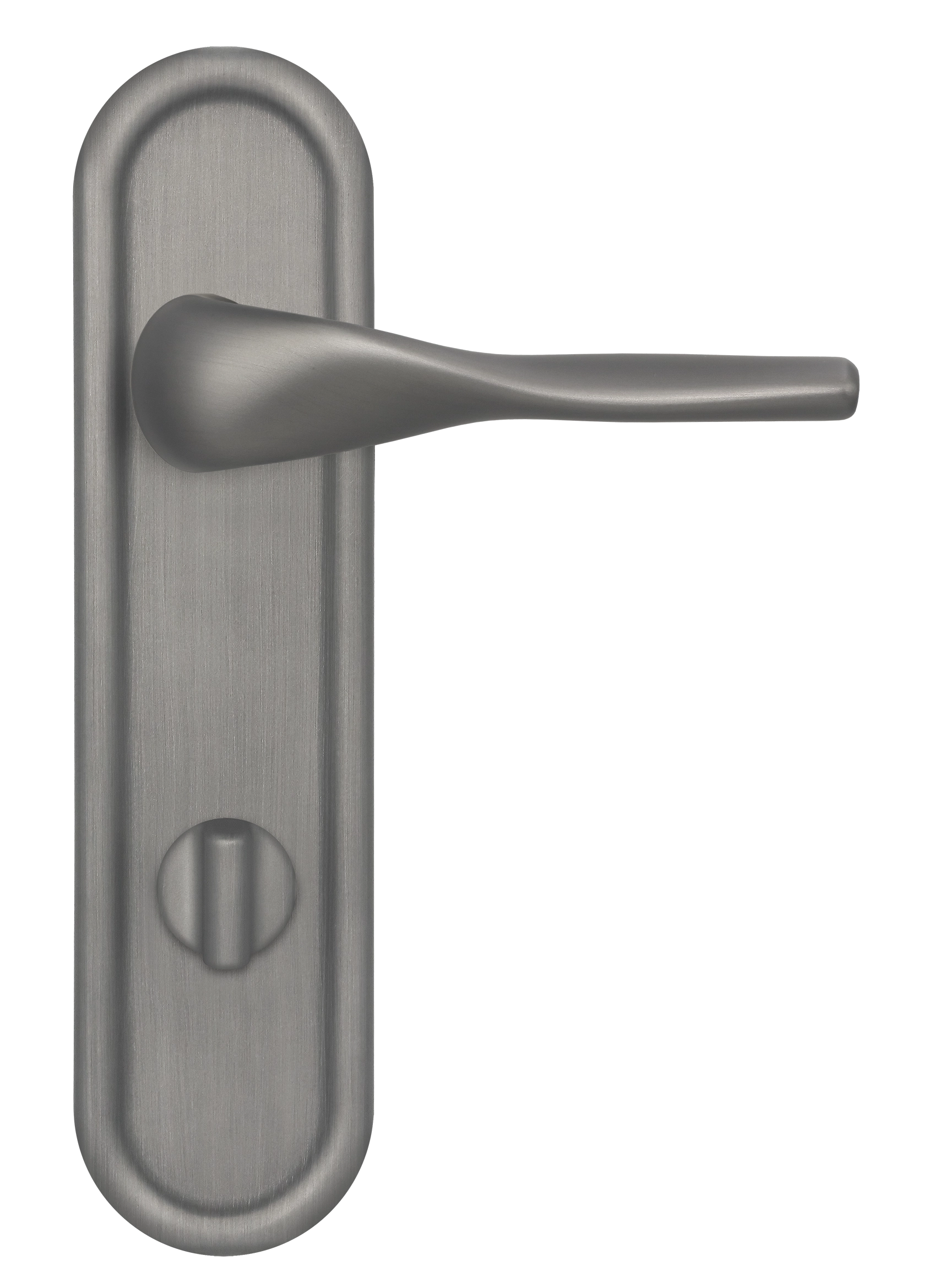 Ручка дверная LVB PLR WC WF на планке под сантехническую завертку, цвет Зимняя стужа/Winter Frost фото купить в Казани