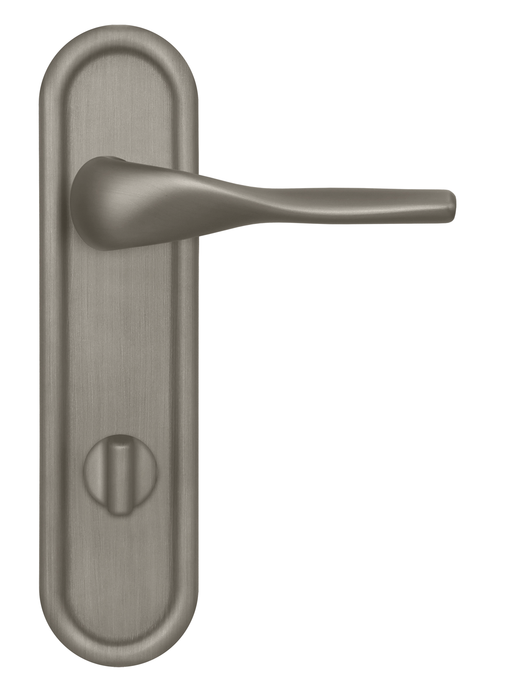 Ручка дверная LVB PLR WC SMI на планке под сантехническую завертку, цвет Весенняя дымка/Spring Mist фото купить в Казани