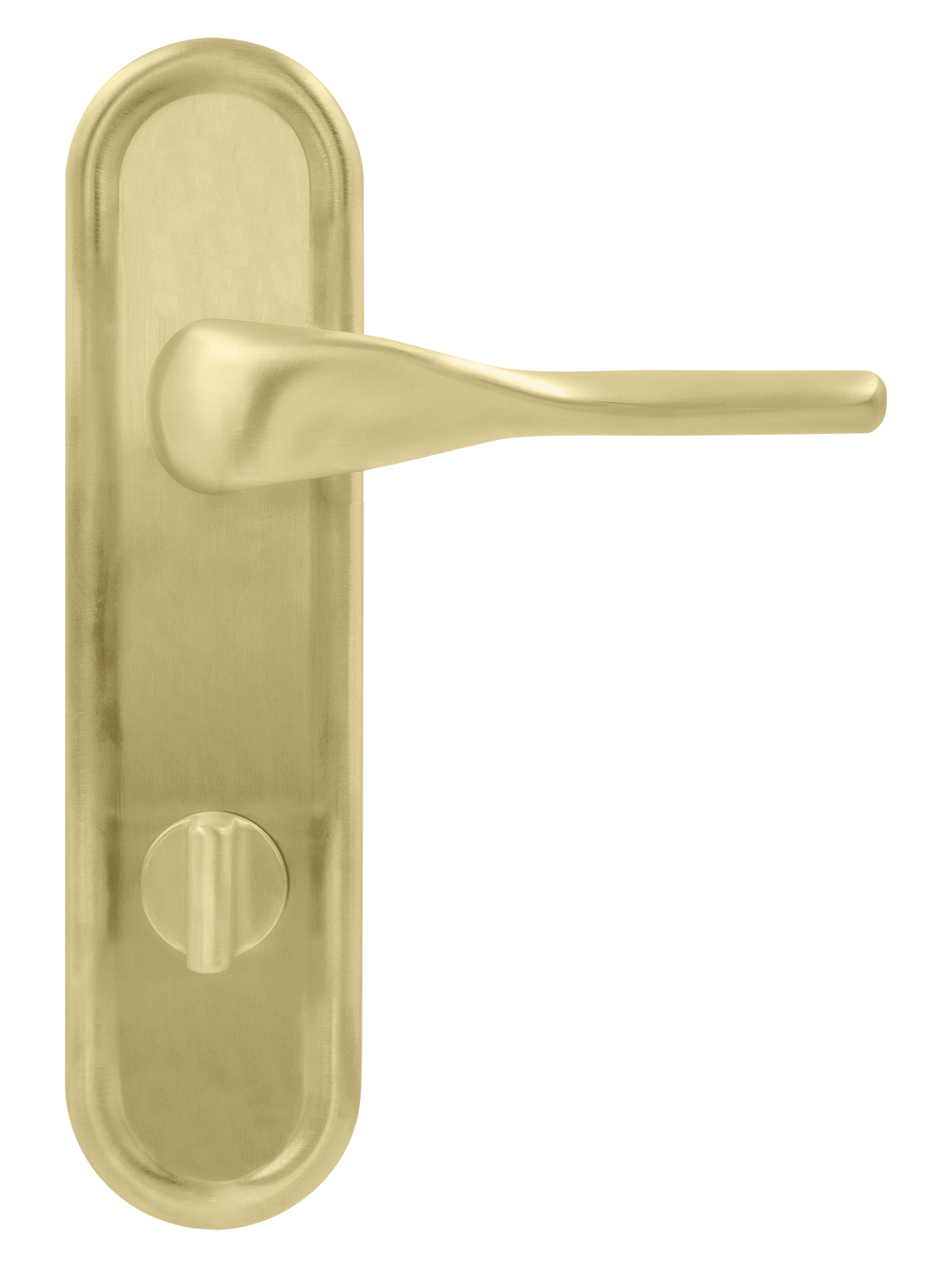 Ручка дверная LVB PLR WC AH на планке под сантехническую завертку, цвет Осенний мёд/Autumn Honey фото купить в Казани