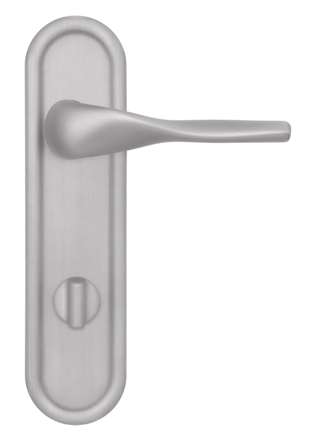 Ручка дверная LVB PLR WC SSW на планке под сантехническую завертку, цвет Стокгольмский снегопад/Stockholm Snowfall фото купить в Казани