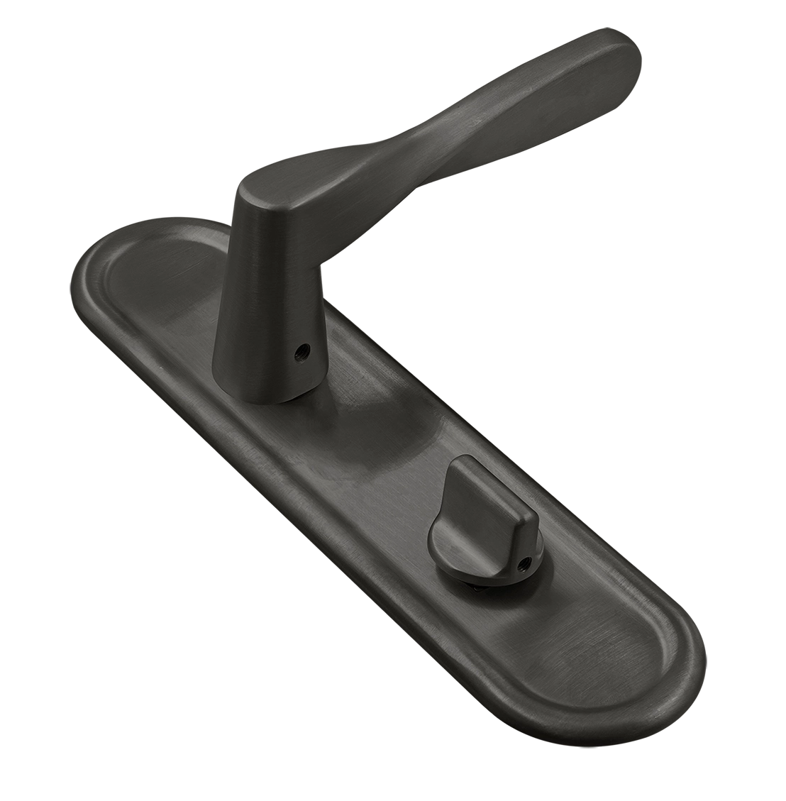 Ручка дверная THE OLYMPICS PLR WC SST на планке под сантехническую завертку, цвет Летняя гроза/Summer Storm фото купить Казань