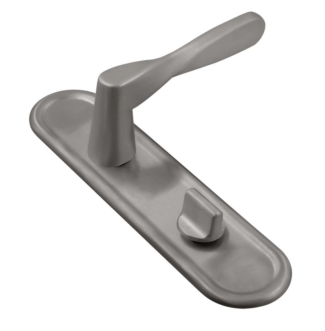 Ручка дверная THE OLYMPICS PLR WC WF на планке под сантехническую завертку, цвет Зимняя стужа/Winter Frost фото купить Казань