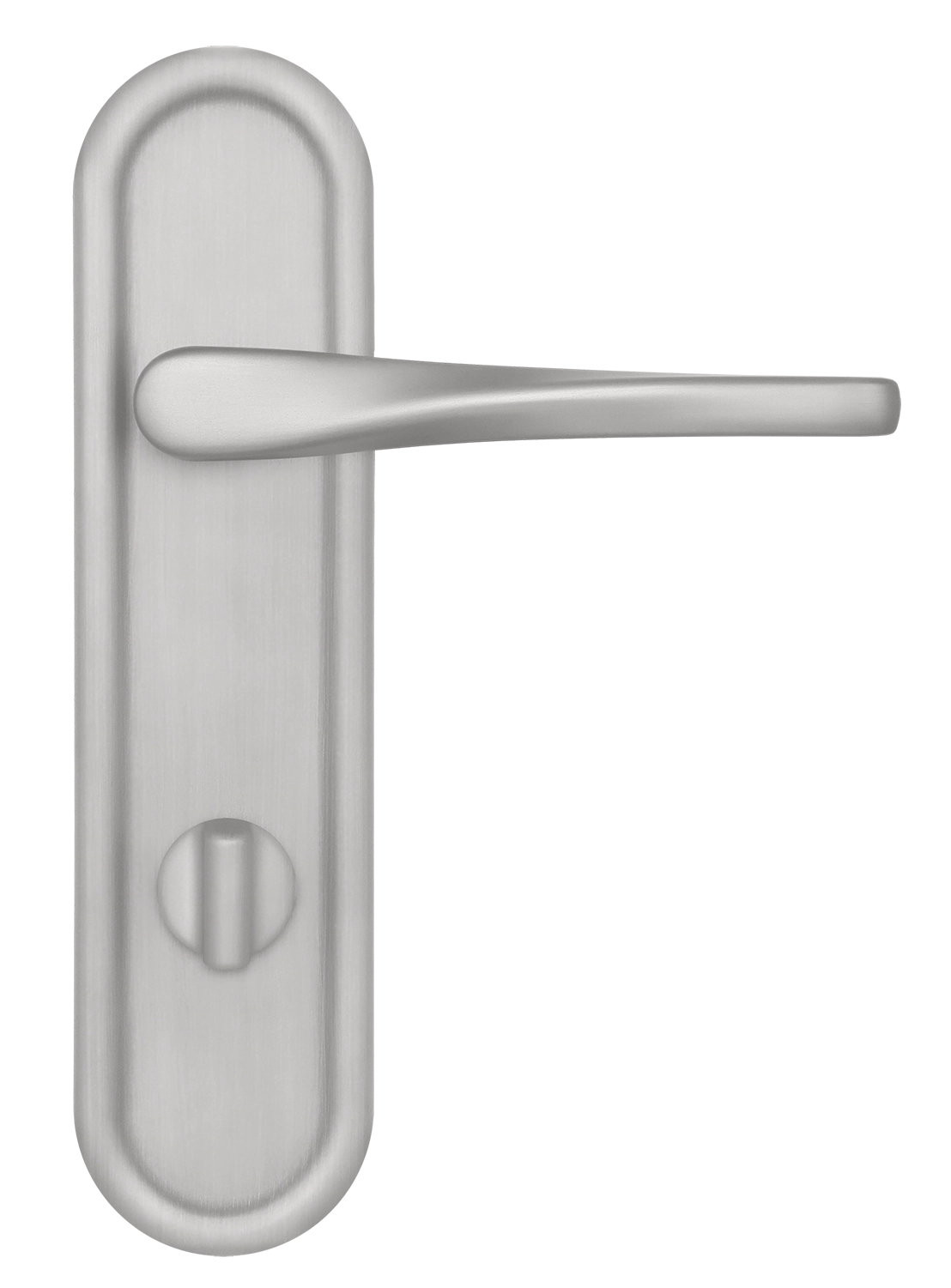 Ручка дверная THE OLYMPICS PLR WC SSW на планке под сантехническую завертку, цвет Стокгольмский снегопад/Stockholm Snowfall фото купить в Казани