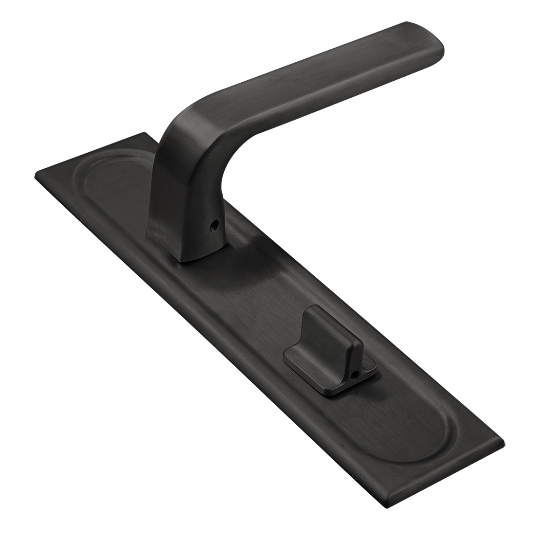 Ручка дверная THE BUS STATION PLS WC SST на планке под сантехническую завертку, цвет Летняя гроза/Summer Storm фото купить Казань