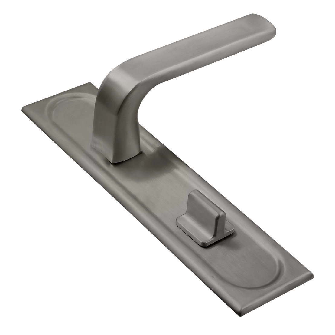 Ручка дверная THE BUS STATION PLS WC WF на планке под сантехническую завертку, цвет Зимняя стужа/Winter Frost фото купить Казань