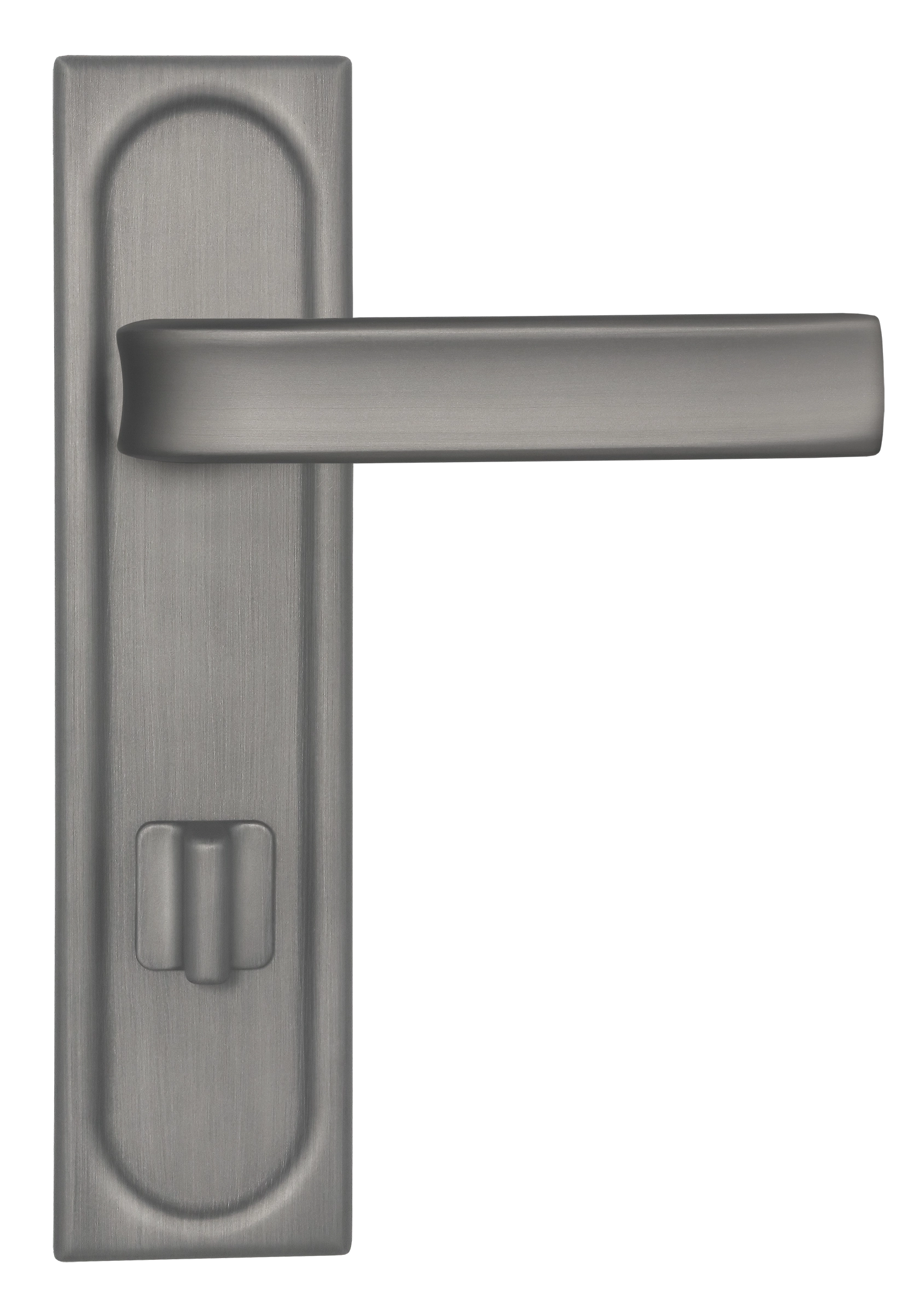 Ручка дверная THE BUS STATION PLS WC WF на планке под сантехническую завертку, цвет Зимняя стужа/Winter Frost фото купить в Казани