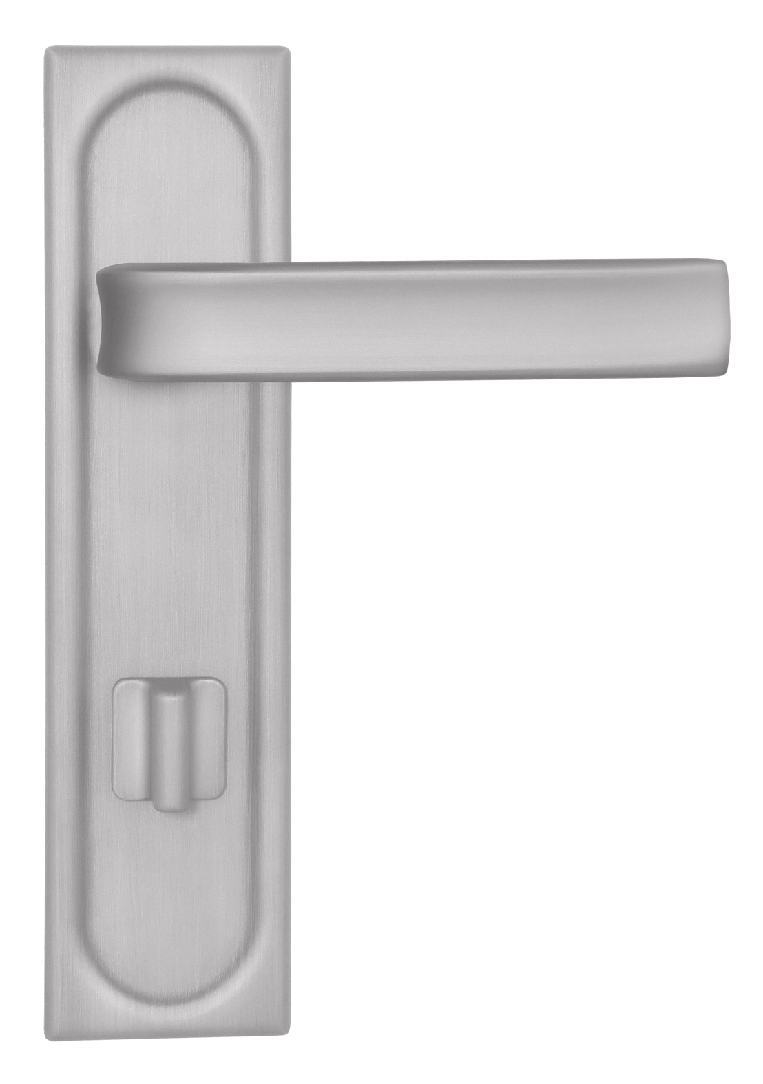 Ручка дверная THE BUS STATION PLS WC SSW на планке под сантехническую завертку, цвет Стокгольмский снегопад/Stockholm Snowfall фото купить в Казани