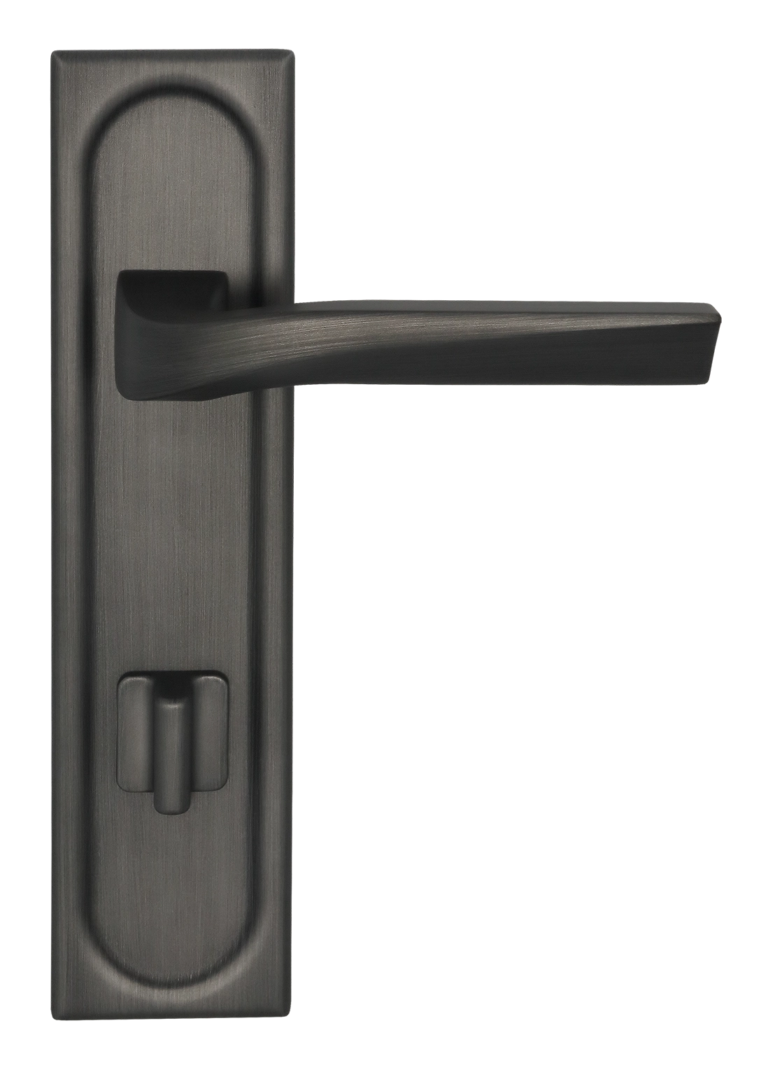 Ручка дверная WD CONCERT HALL PLS WC SST на планке под сантехническую завертку, цвет Летняя гроза/Summer Storm фото фурнитура Казань