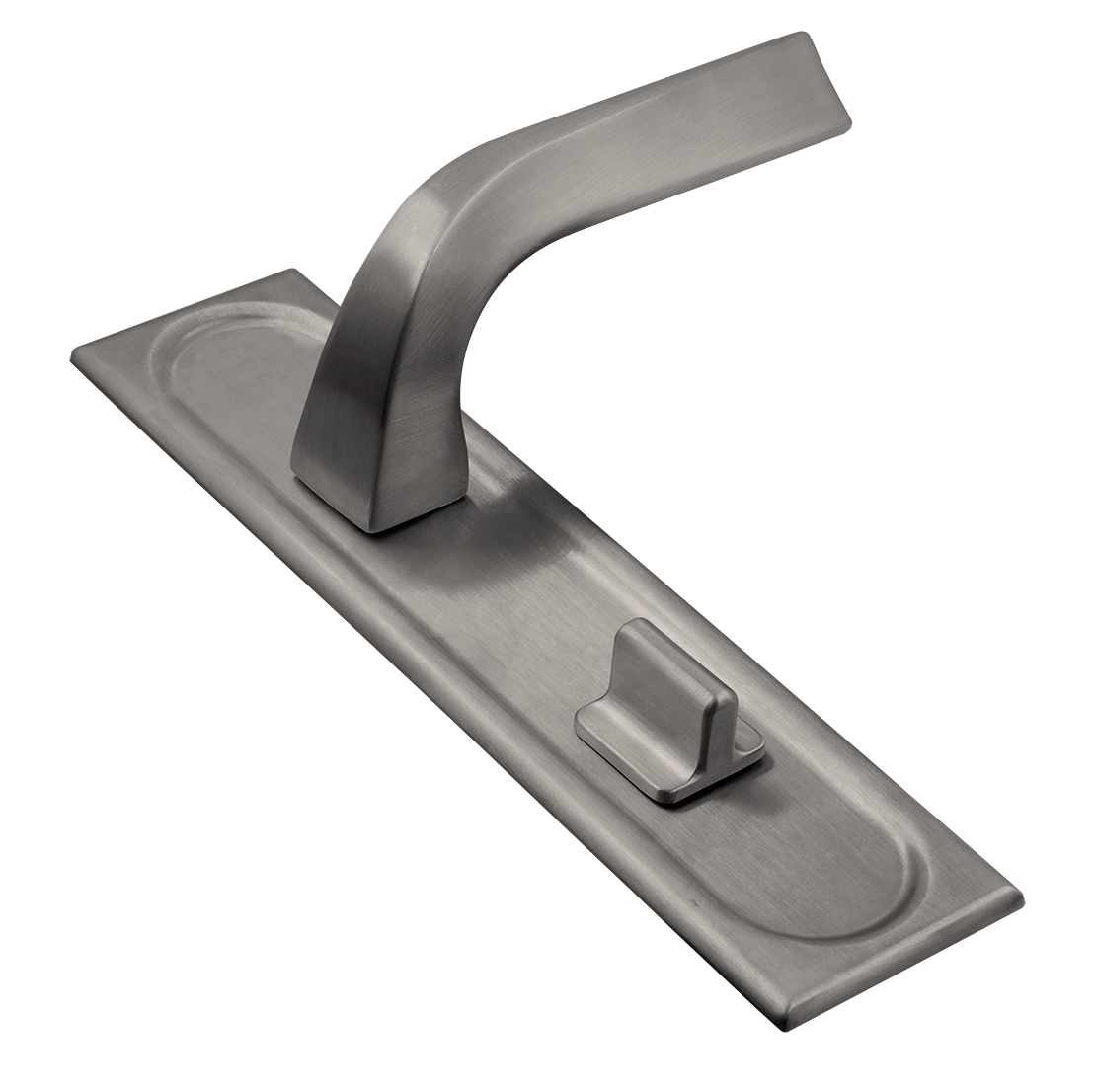 Ручка дверная WD CONCERT HALL PLS WC WF на планке под сантехническую завертку, цвет Зимняя стужа/Winter Frost фото купить Казань