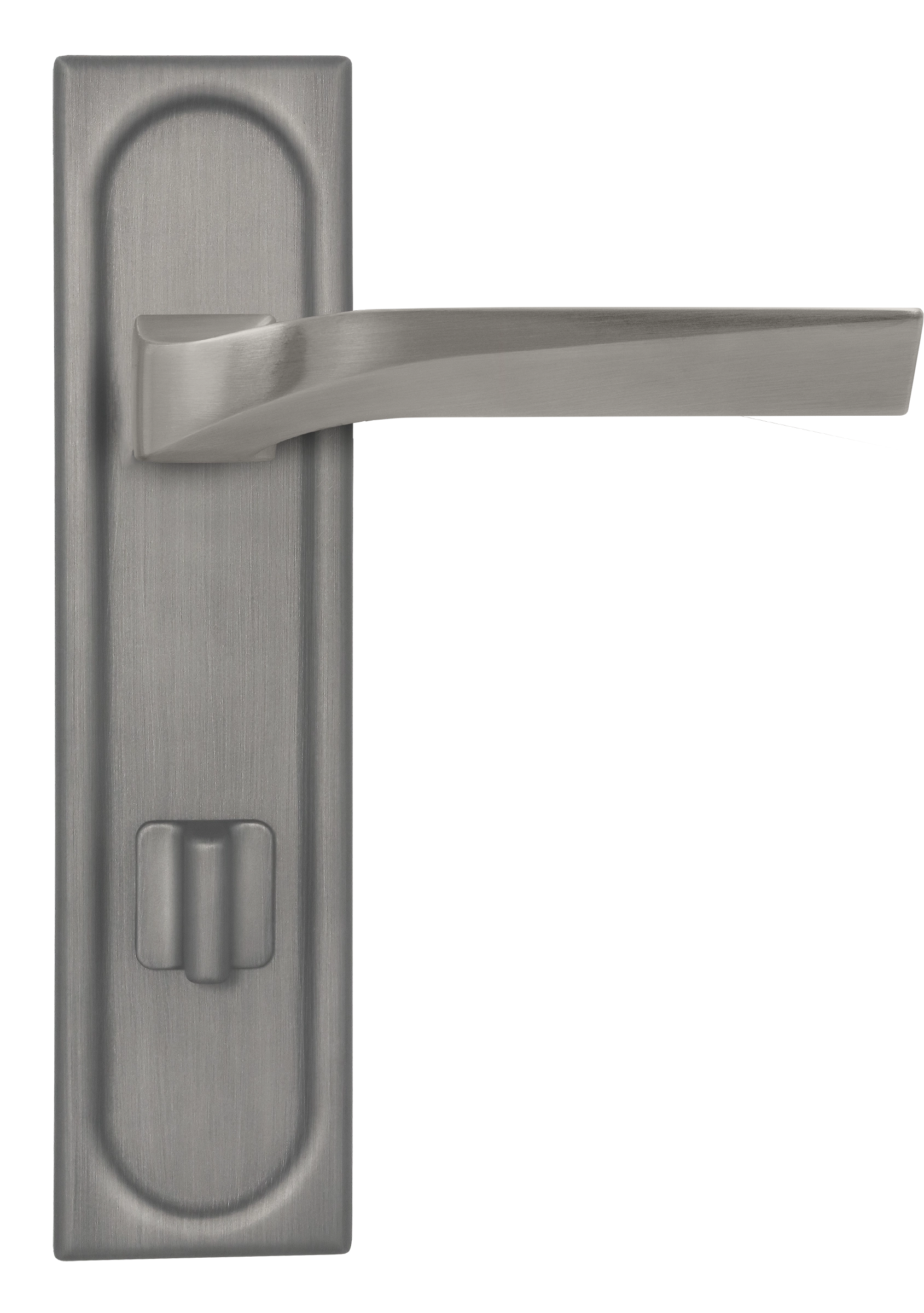 Ручка дверная WD CONCERT HALL PLS WC WF на планке под сантехническую завертку, цвет Зимняя стужа/Winter Frost фото купить в Казани