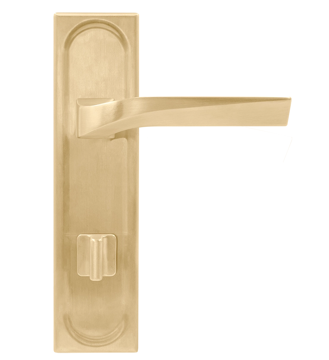 Ручка дверная WD CONCERT HALL PLS WC AH на планке под сантехническую завертку, цвет Осенний мёд/Autumn Honey фото купить в Казани