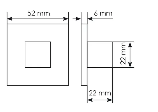 Комплект дверных ручек MH-54-S6 BL с заверткой MH-WC-S6 BL + замок M1895 BL, цвет черный фото дверная фурнитура Казань