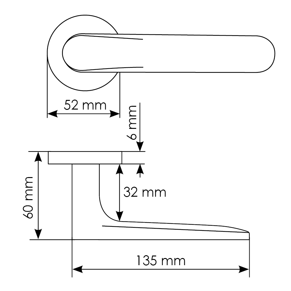 Комплект дверных ручек MH-59-R6 BL с заверткой MH-WC-R6 BL + магнитный замок M1895 BL, цвет черный фотомореллиКазань