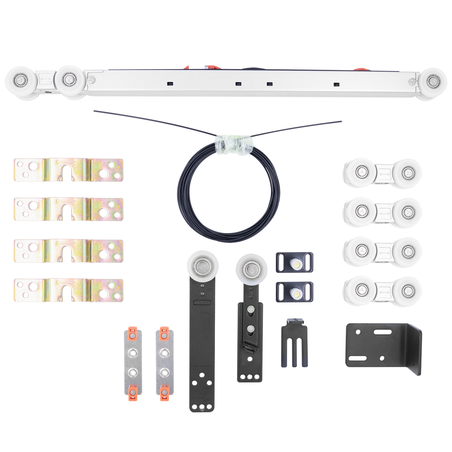 SET-TS 2+1, комплект системы TS для раздвижных дверей на 3 полотна (2 подвижных и 1 стационарное) фото купить Казань
