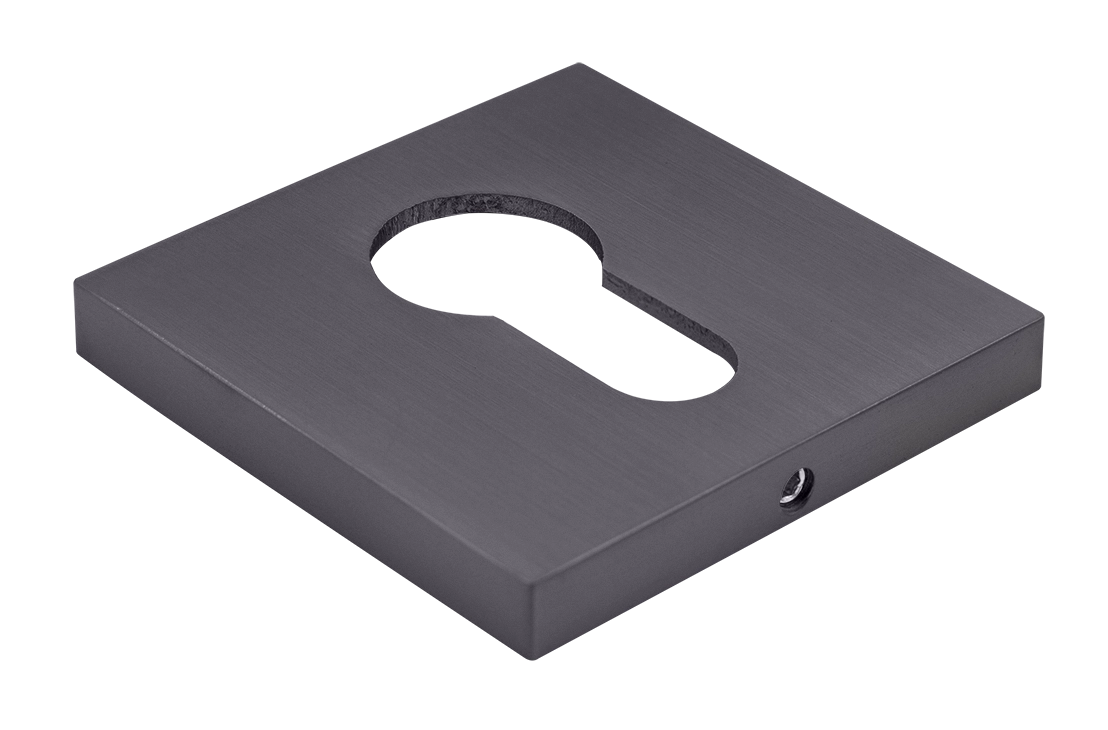 Накладка на замок MH-KH-S6 GR под евроцилиндр, цвет graphite фото купить Казань