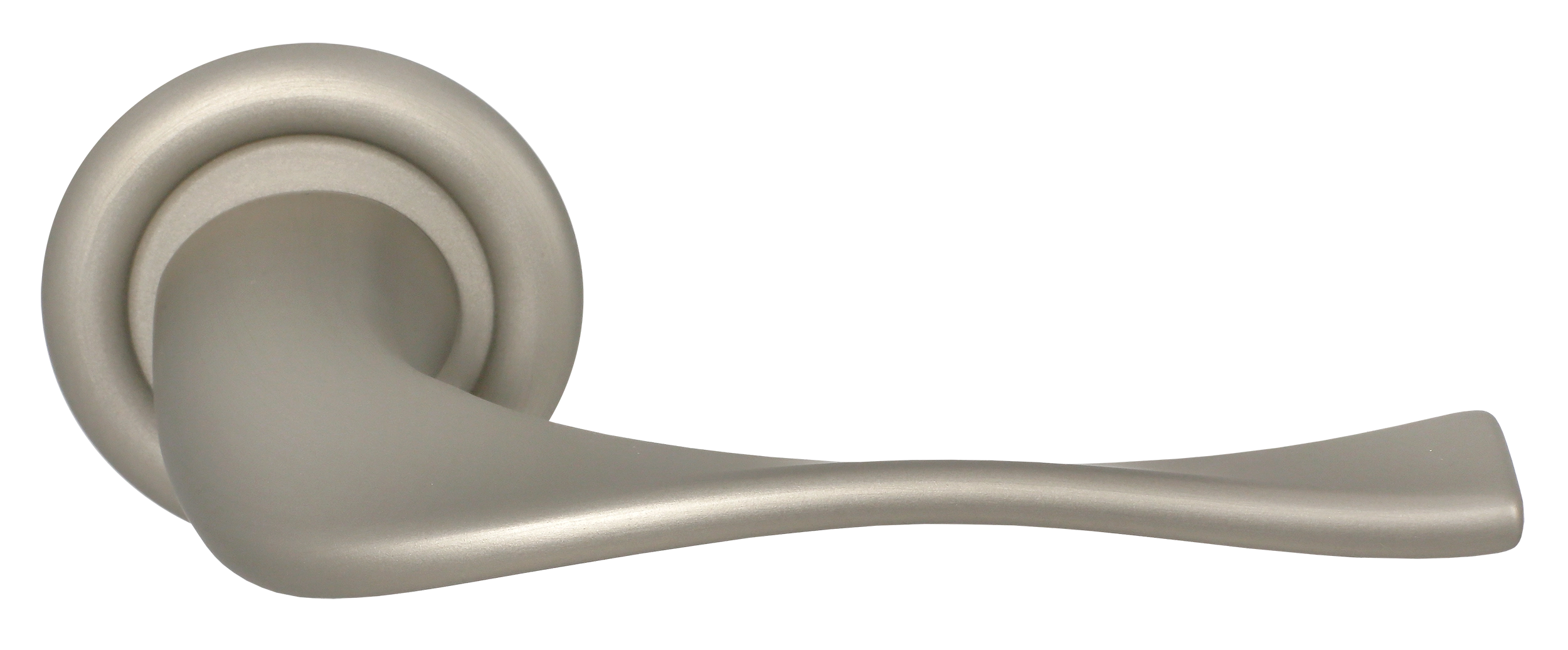 Ручка дверная SKYSCRAPER R7 SMI на круглой розетке, цвет Весенняя дымка/Spring Mist фото купить Казань