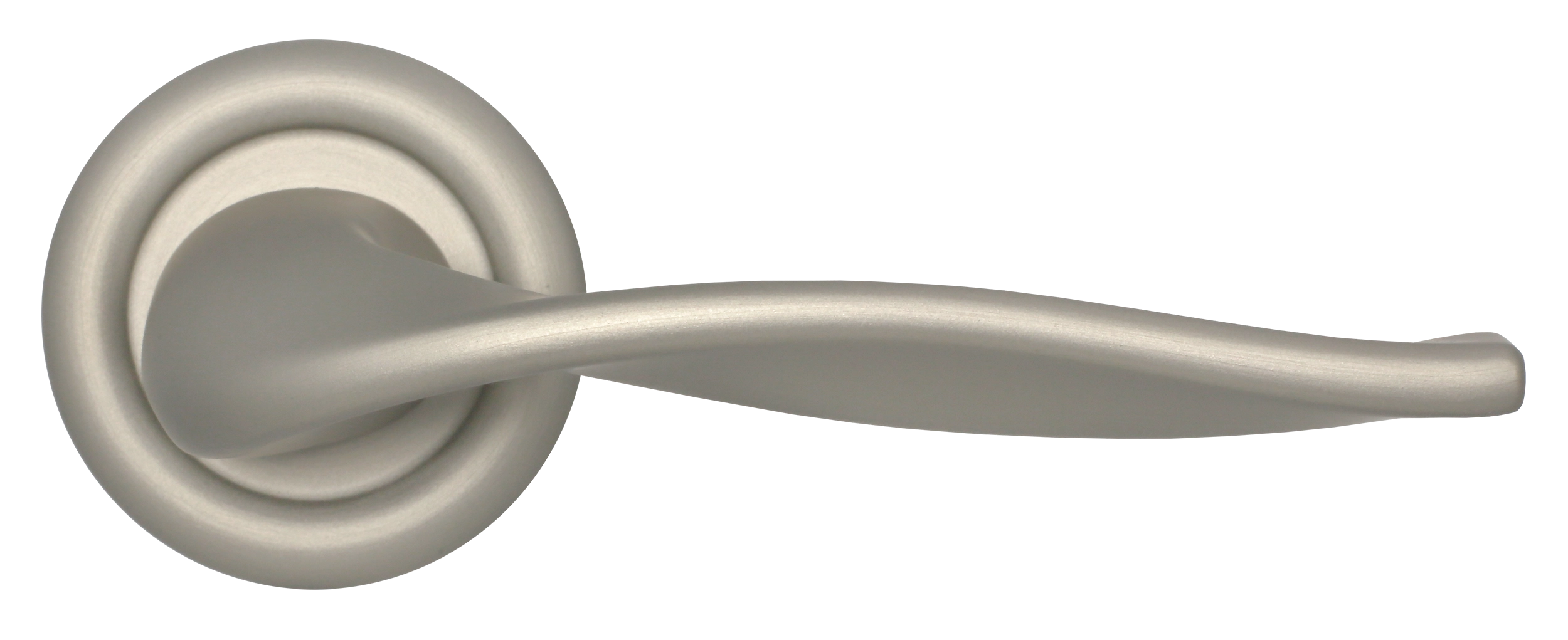 Ручка дверная SKYSCRAPER R7 SMI на круглой розетке, цвет Весенняя дымка/Spring Mist фото купить в Казани