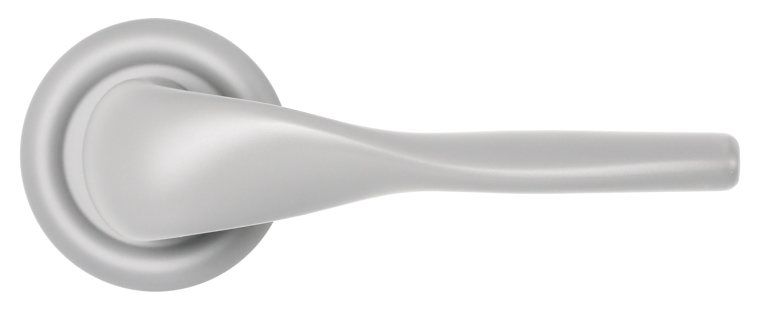 Ручка дверная LVB R7 SSW на круглой розетке, цвет Стокгольмский снегопад/Stockholm Snowfall фото купить в Казани