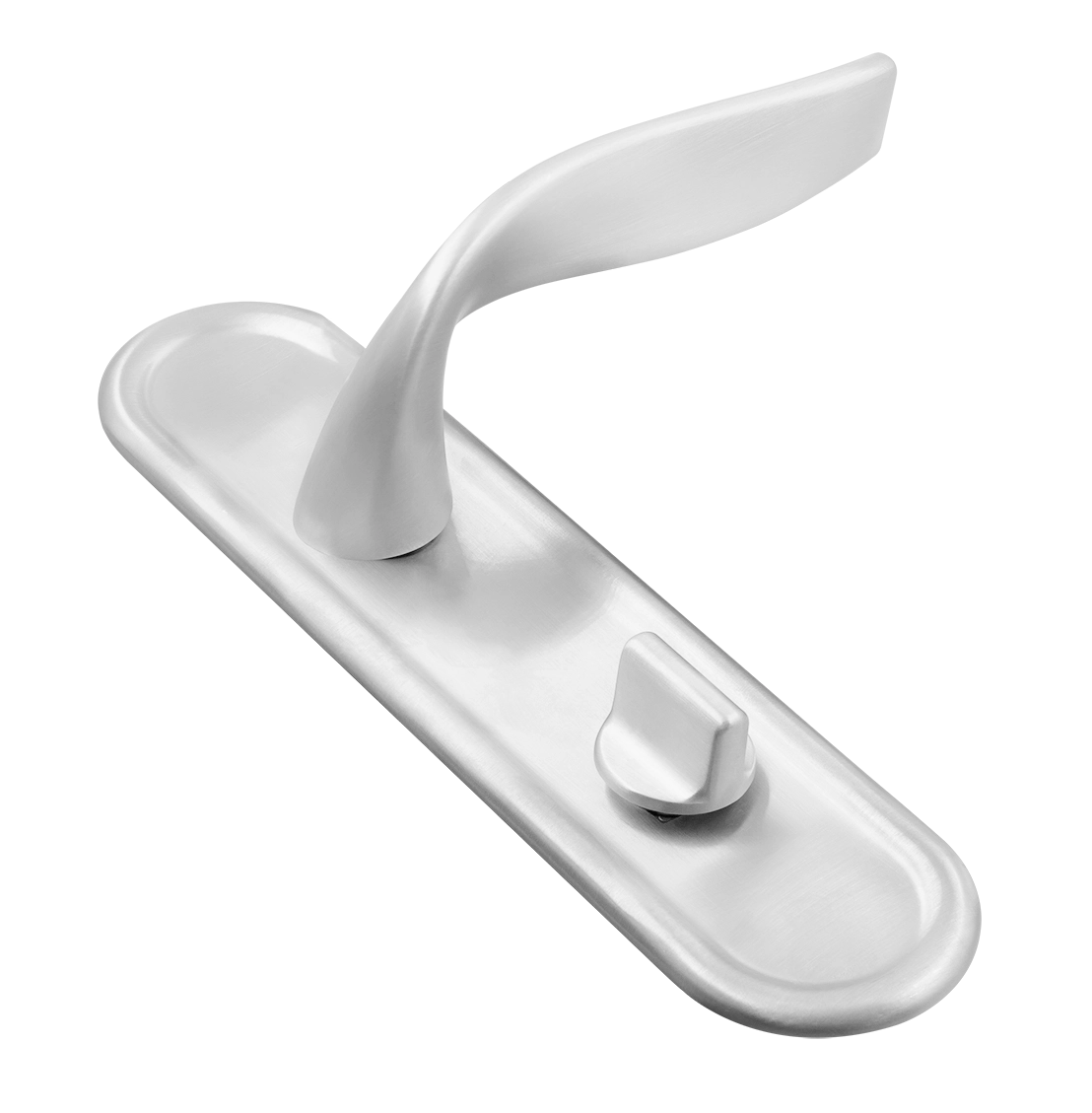 Ручка дверная SKYSCRAPER PLR SSW на планке, цвет Стокгольмский снегопад/Stockholm Snowfall фото купить Казань