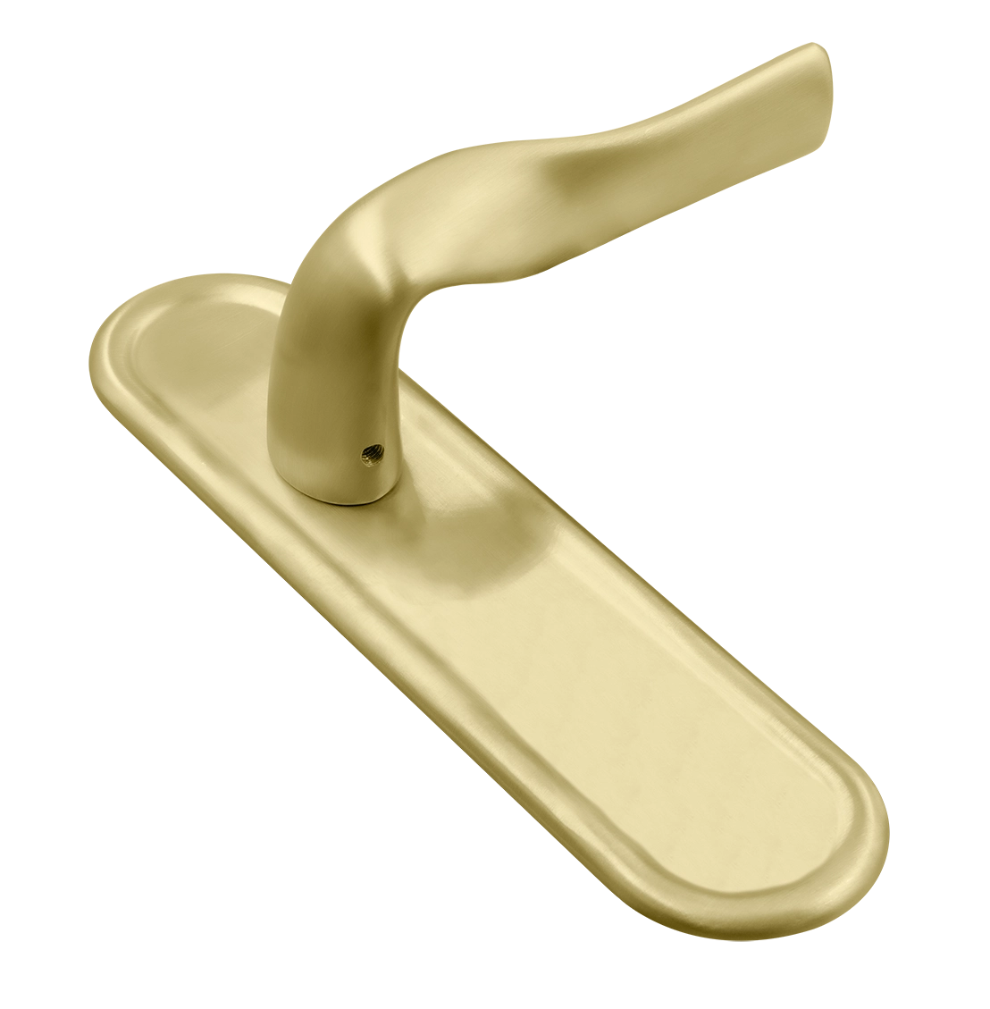 Ручка дверная LVB PLR AH на планке, цвет Осенний мёд/Autumn Honey фото купить Казань