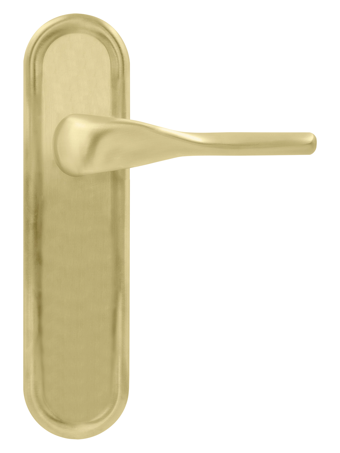 Ручка дверная LVB PLR AH на планке, цвет Осенний мёд/Autumn Honey фото купить в Казани