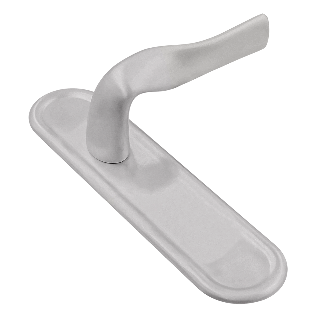 Ручка дверная LVB PLR SSW на планке, цвет Стокгольмский снегопад/Stockholm Snowfall фото купить Казань