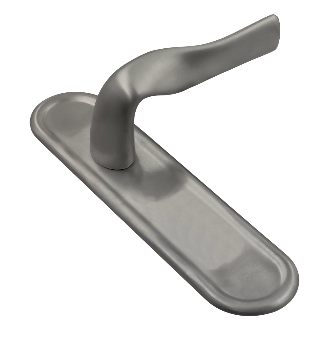 Ручка дверная LVB PLR WF на планке, цвет Зимняя стужа/Winter Frost фото купить Казань